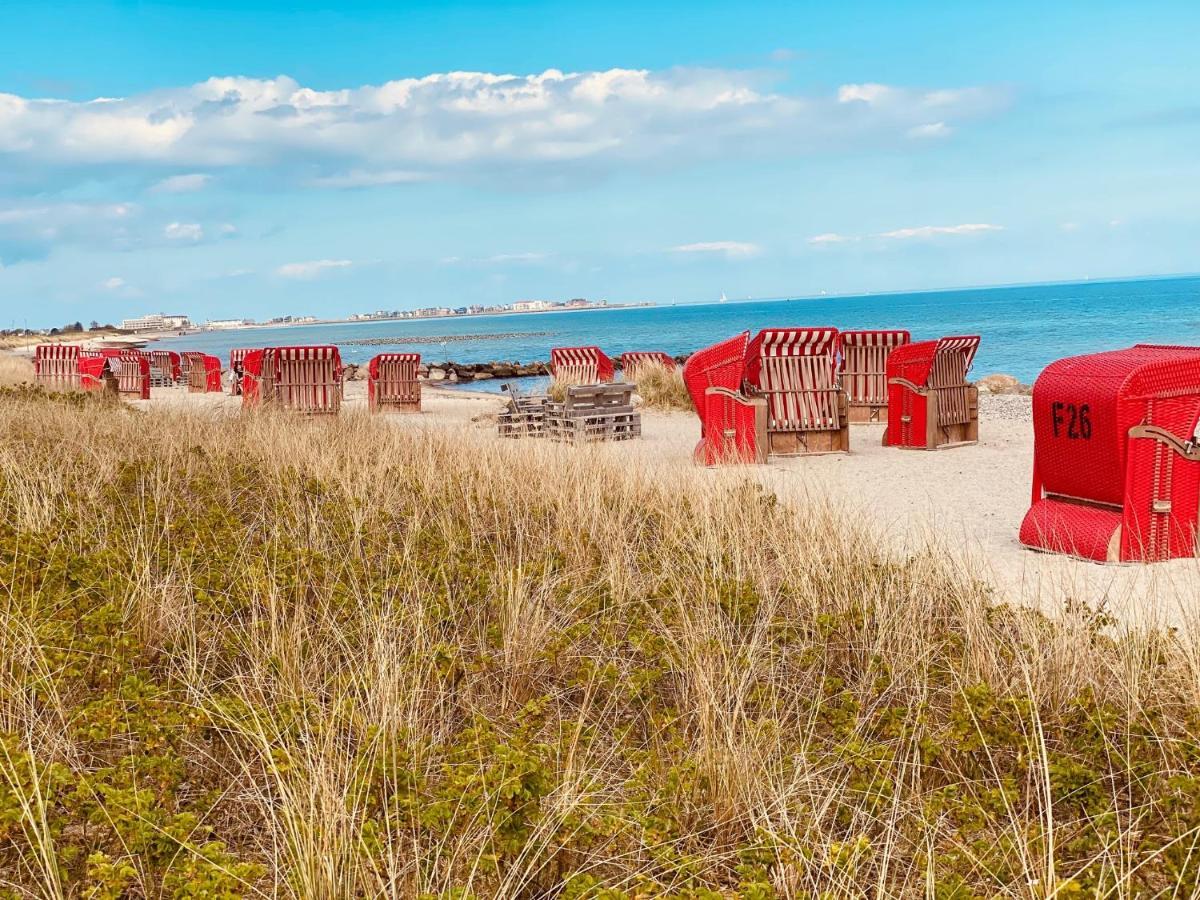 Seelund - Meeresrauschen Lauschen - Ruhiges Sonniges Apartment Mit Garten Und Terrasse Nahe Strand Und Ostsee Schönhagen Dış mekan fotoğraf