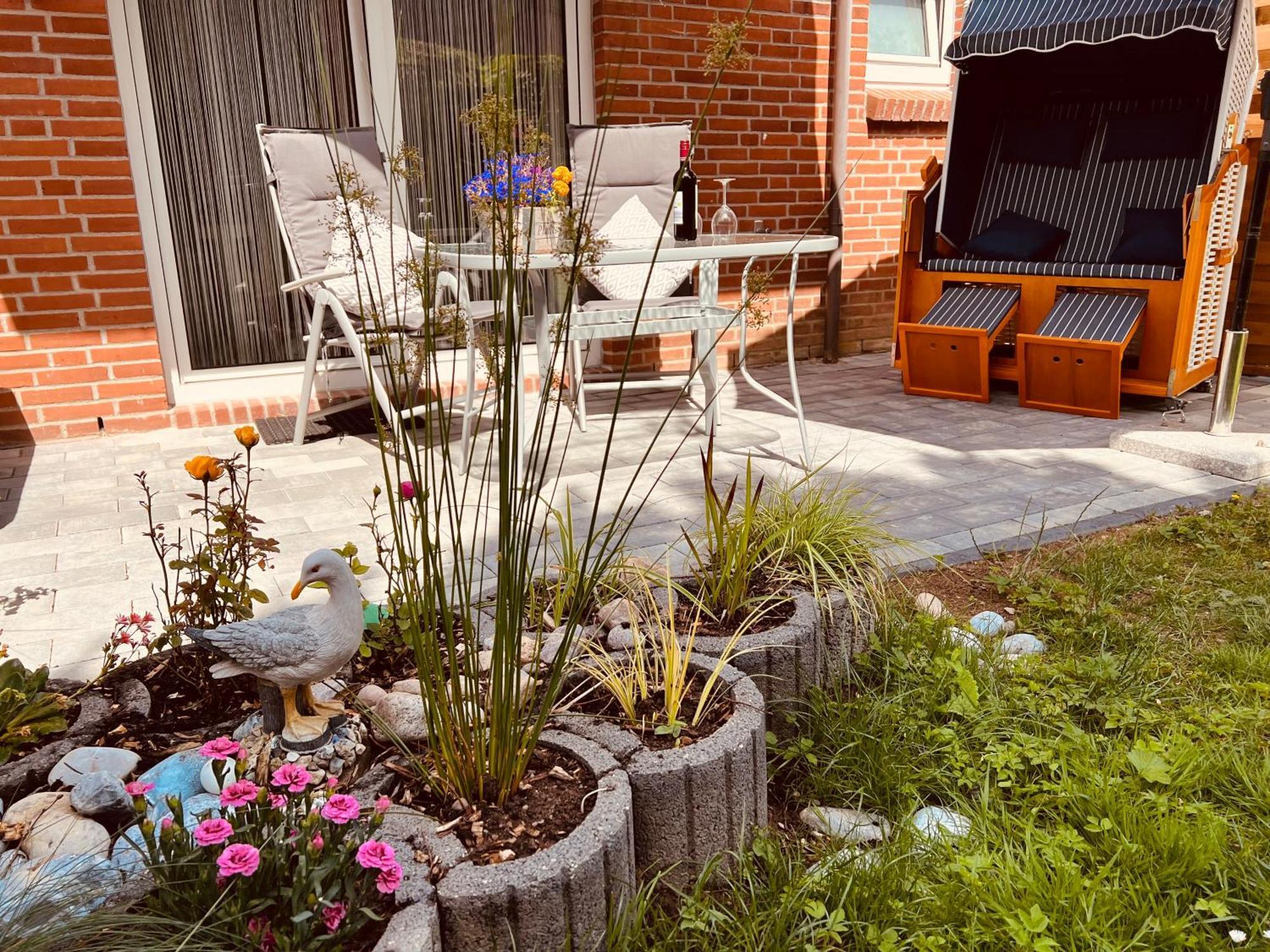 Seelund - Meeresrauschen Lauschen - Ruhiges Sonniges Apartment Mit Garten Und Terrasse Nahe Strand Und Ostsee Schönhagen Dış mekan fotoğraf